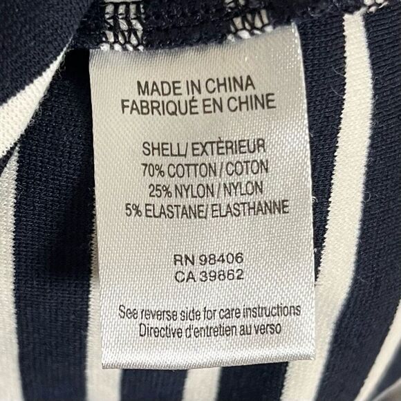 Theory Zamion Striped Dress Womens 8 Preppy Tenniscore Sporty Summer Blue White - Picture 8 of 12